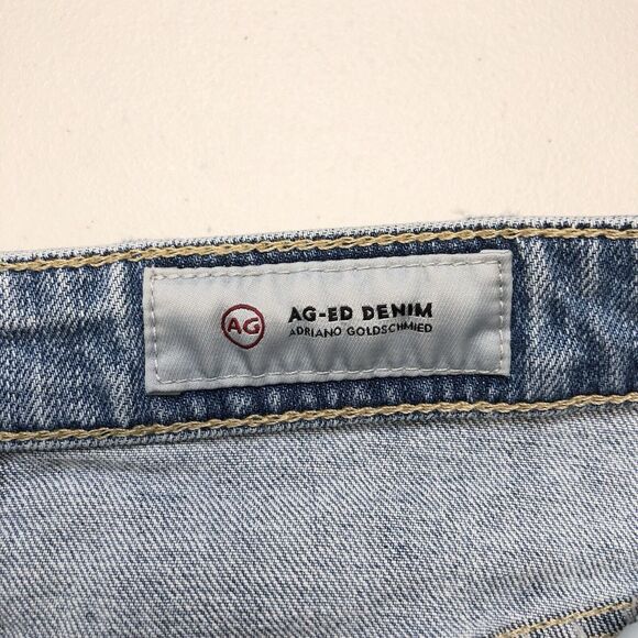 AG Adriano Goldschmied The Erin Distressed Denim Pencil Skirt Size 26R - Picture 2 of 10